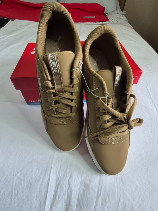 PUMA Men\'s Light Brown Skate Sneakers, Size 11 SoftFoam Plus Inner Sole, NWB main image 11
